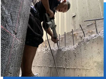 台中太平改建修改打石牆